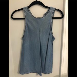 Chambray tank top